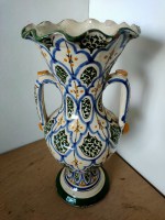 aardewerk vaas met oren  (2)
